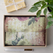  Rozen Ephemera-ontkoppelingspagina Tissuepapier (Geschenk)