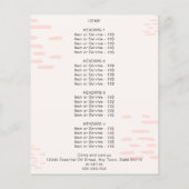 Rozen Essentiële Oliën Waterverf Bloemen Promo Flyer (Achterkant)