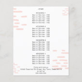 Rozen Etherische Oliën Aquarel Bloemen Promo Flyer (Achterkant)