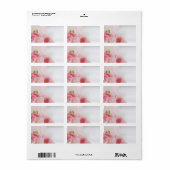 Rozen - Etiketten voor de uitnodiging van het adre (Full Sheet)