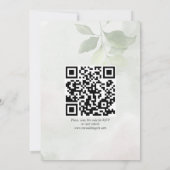 Rozen eucalyptus waterverf i kaart (Achterkant)