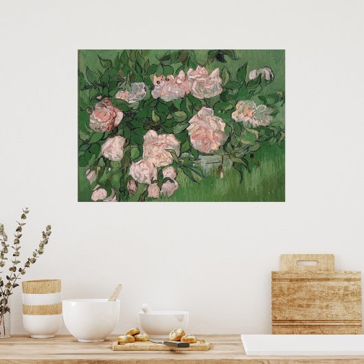 Rozen (F595) Van Gogh Fine Art Poster (Keuken)
