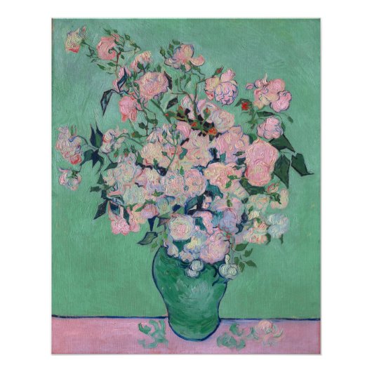 Rozen (F682) Van Gogh Fine Art Perfect Poster (Voorkant)