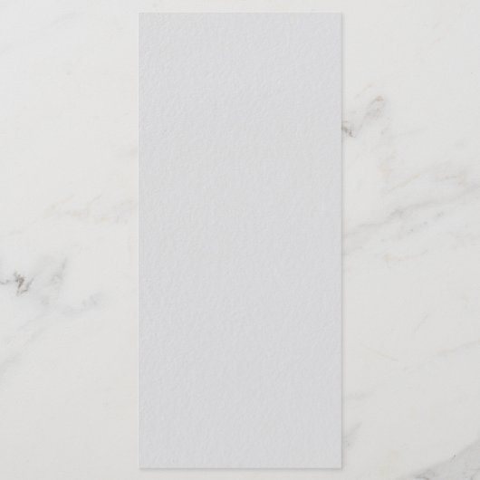 Rozen Faux Embossed Formal Ivory Classic Wedding Menu (Achterkant)