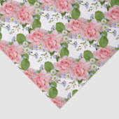 Rozen, Feminine Summer Flowers Tissuepapier (Detail)