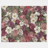 Rozen Fleece Deken (Voorkant (Horizontaal))