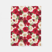 Rozen Fleece Deken (Voorkant)