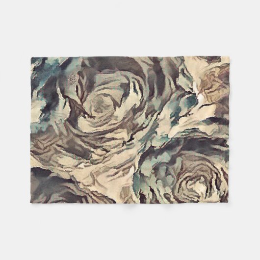 rozen fleece deken (Voorkant (Horizontaal))