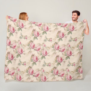 Rozen Fleece Deken