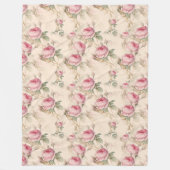 Rozen Fleece Deken (Voorkant)