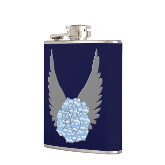 Rozen fles heupfles (Links)