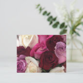 Rozen Floral Briefkaart (Staand voorkant)