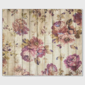  Rozen Floral Cadeaupapier (Vlak)