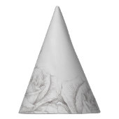  Rozen Floral Gray Decoratief Feesthoedjes (Rechts)