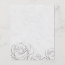  Rozen Floral Gray Decoratief
