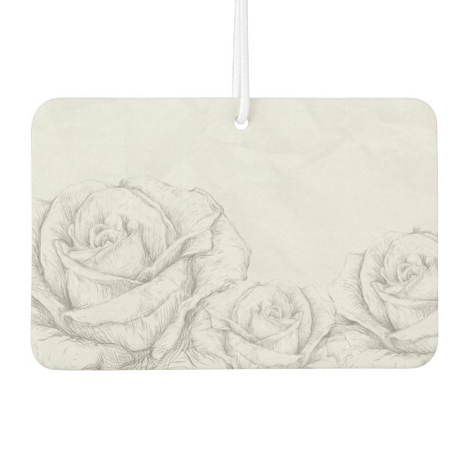 Rozen Floral Gray Decoratief Luchtverfrisser (Voorkant)