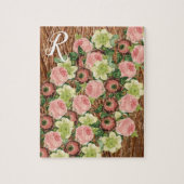 Rozen Floral Jigzaag Puzzle Daisy Legpuzzel (Verticaal)
