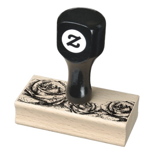  Rozen Floral Rubberstempel (Stempel)