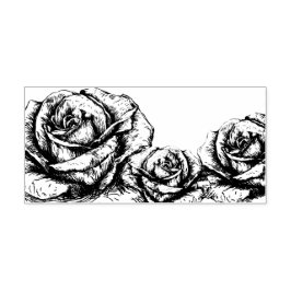  Rozen Floral Rubberstempel