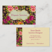  Rozen Floral Visitekaartje (Voorkant / Achterkant)