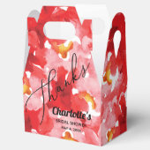 Rozen Floral Vrijgezellenfeest Bedankdoosjes (Geopend)