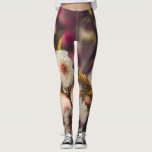 Rozen florale groene rode Leggings levensstijl