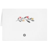 rozen florale muziek piano bedankt (Achterkant Horizontaal)