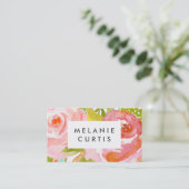 Rozen Florals Visitekaartje (Staand voorkant)