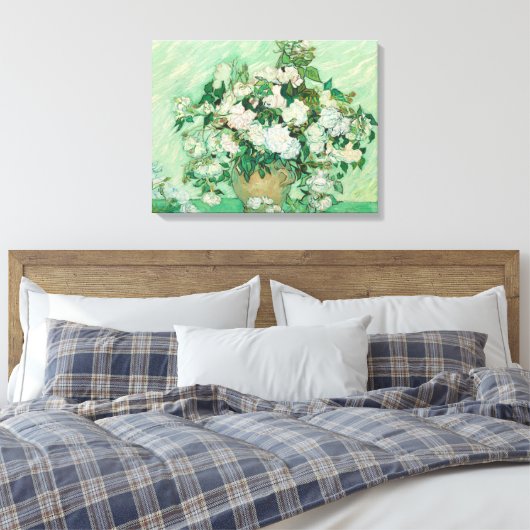 Rozen - Flowers Bouquet Canvas Afdruk (Insitu (Slaapkamer))
