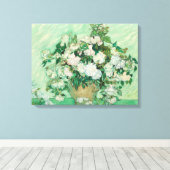 Rozen - Flowers Bouquet Canvas Afdruk (Insitu (Houten vloer))