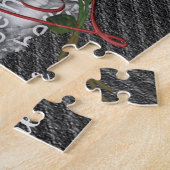 Rozen Foto Lijst Sjabloon Legpuzzel (Zijkant)