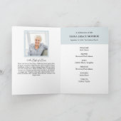  Rozen Foto Memorial Gevouwen Programma (Binnen)