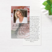 Rozen Foto Memorial Prayer Kaart (Bureau)