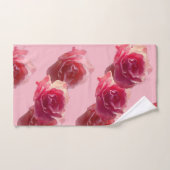 Rozen Fotopatroon Badkamer Handdoek Set (Handdoek)