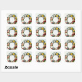 Rozen, frontispiece voor Les Rozen Vierkante Sticker (Vel)