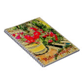 Rozen Galore Waterverf Foto Gardener Notitieboek (Rechterzijde)