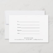 Rozen Garland Gift Certificate (Achterkant)