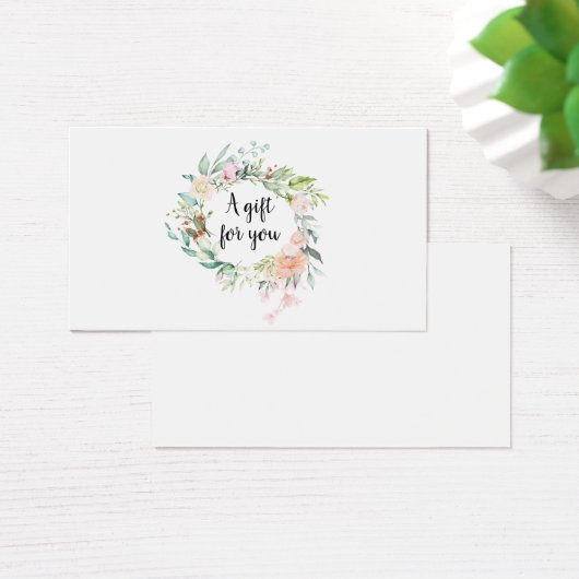 Rozen Garland Gift Kaart (Bureau)