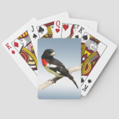 Rozen gekweekte "Grosbeak Bird Paring Kards" Speelkaarten (Achterkant)
