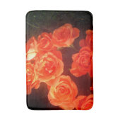 Rozen Gemiddelde Bath Mat (Voorkant Verticaal)