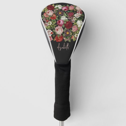  Rozen Gepersonaliseerd Golfheadcover (Voorkant)