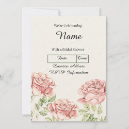 Rozen Gepersonaliseerd Kaart