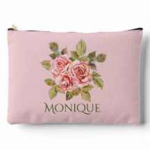   Rozen gepersonaliseerde cosmetische tas