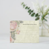  Rozen Gepersonaliseerde Ontvang Kaarten (Staand voorkant)