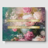 Rozen geschilderd in oude Nederlandse stijl Gastenboek (Voorkant)