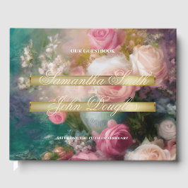  Rozen geschilderd in oude Nederlandse stijl Gastenboek