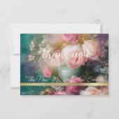  Rozen geschilderd in oude Nederlandse stijl Notitiekaartje (Voorkant)