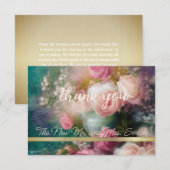  Rozen geschilderd in oude Nederlandse stijl Notitiekaartje (Voorkant / Achterkant)