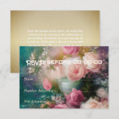 Rozen geschilderd in oude Nederlandse stijl Notitiekaartje (Voorkant / Achterkant)