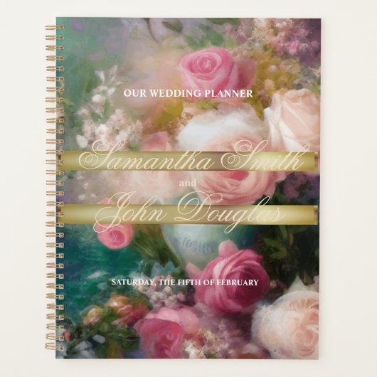 Rozen geschilderd in oude Nederlandse stijl Planner (Voorkant)